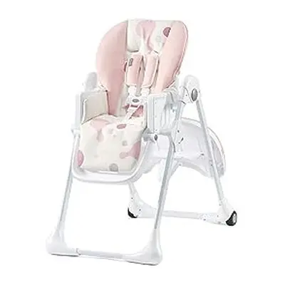 Kinderkraft Yummy Baby High Chair For Infants (Pink color)