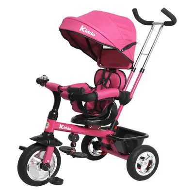 Kiddo Trike 4-in-1 Improved Smart Design with Added Features - Pink