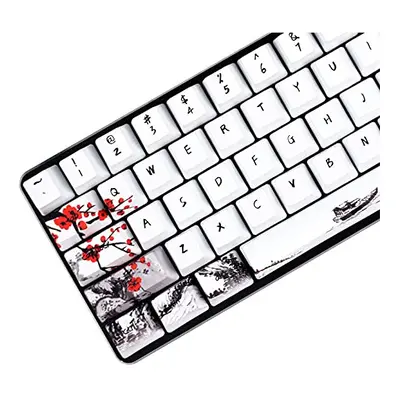 MOLGRIA Keycaps Set for Gaming Mechanical Keyboard, Custom PBT OEM Profile Key caps Japanese Sty