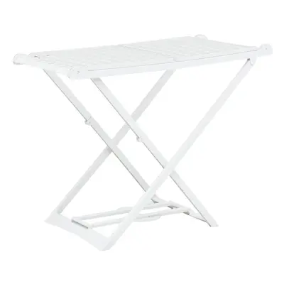 Folding Clothes Dry Rack White Plastic