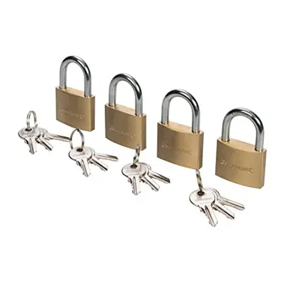 675152 Brass Padlock Keyed Alike 4pk mm