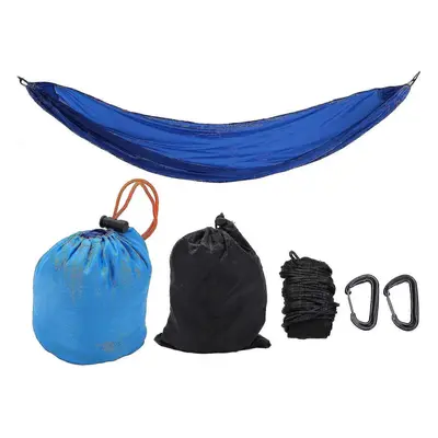 (Blue) Camping Hammock,hammock, Portable Parachute Hammock With Storage Bag And Snap Hook For Ou