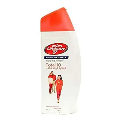 Lifebuoy Body Wash Total 10, 300ml - Antiseptic and Refreshing Body Wash