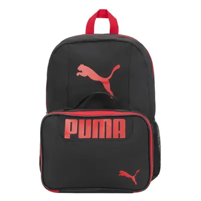 PUMA KIDS' EVERCAT BACKPACK & LUNCH KIT COMBO Black/Red Youth Size