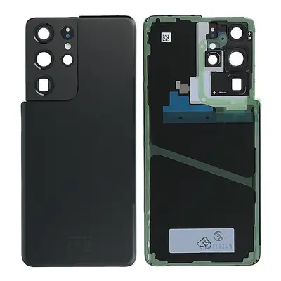 Genuine Samsung G998 Galaxy S21 Ultra Rear Back Glass / Battery Cover With Camera Lens - Phantom