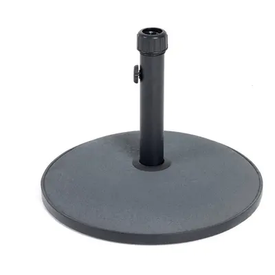 Charles Bentley 15Kg Round Concrete Parasol Base Umbrella Stand In Grey