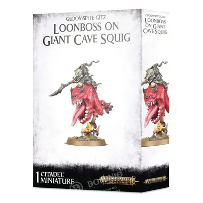 Games Workshop Age of Sigmar - Gloomspite Gitz: Loonboss On Giant Cave Squig