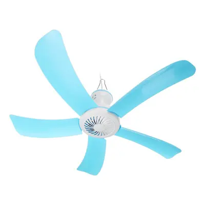 (Without remote control) Portable Blades Mini Ceiling Fan with Remote Control Hanging Summer Coo