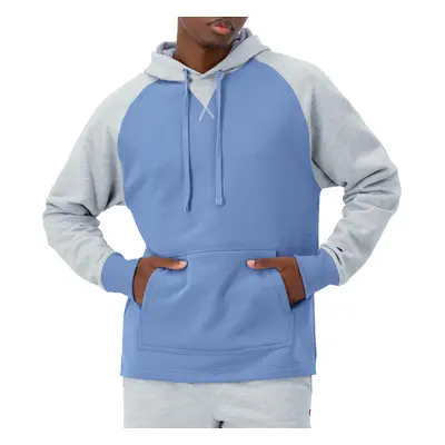 Champion Powerblend Fleece Comfortable Hoodie Sweatshirt for Men Reg. or Big & Tall Plaster Blue