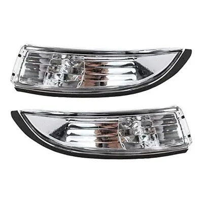 Pair Door Wing Mirror Indicator Lens Set Right And Left Clear For Ford Fiesta B-Max 1748314