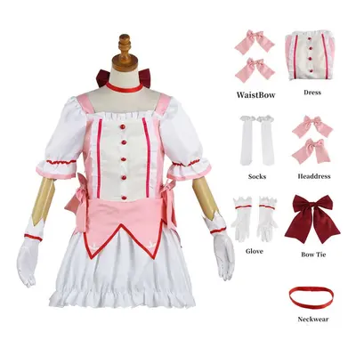 (Kaname, S) Madoka Puella Magi Magica Role Play Costume Uniform Dress Halloween Costume