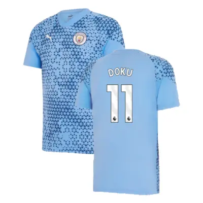 (M) Man City Training Jersey (Light Blue) (Doku 11)