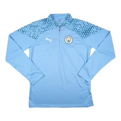 (XL) Man City Training Half Zip Top Pro (Light Blue)