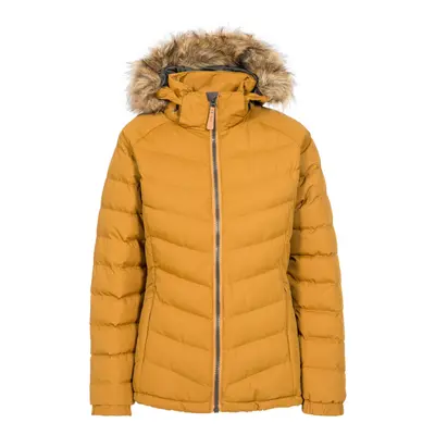 (8, Golden Brown) Trespass Womens Padded Hooded Casual Jacket Nadina