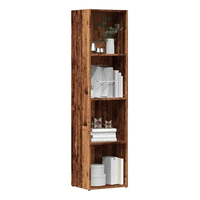 vidaXL Book Cabinet Old Wood 36x30x143 cm Engineered Wood bookcase