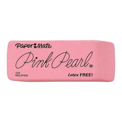 Papermate Pink Pearl Premium Small Eraser, x 0.62 In. - Pink, Pack