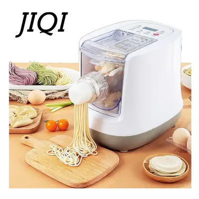 JIQI Electric Noodle Press Machine Spaghetti Pasta Maker Commercial Stainless Steel Dough Cutte