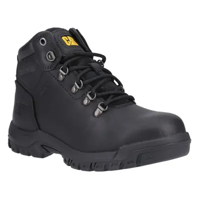 (Black, (Adults')) Caterpillar Mae Leather Women's Black Safety Boots