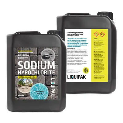 (4x5 Litres) Sodium Hypochlorite | Patio Cleaner Litres