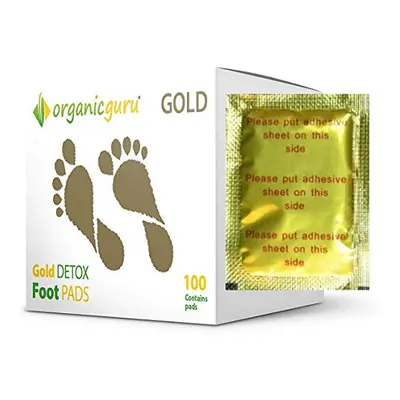 GOLD Detox Foot Pads - Patches = Day Supply 100% Pure & Natural Ingredients