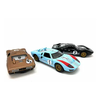 KiNSMART SetOf3 Ford GT40 MKII Heritage Edition 5"" 1:32 Scale Di