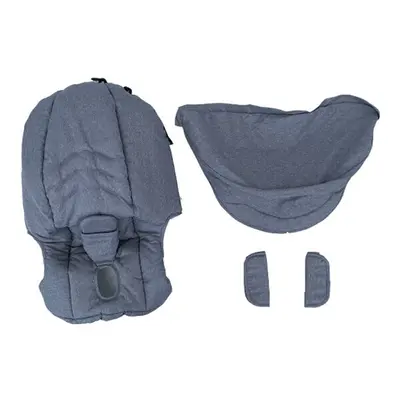 (Grey) Stroller Accessories Seat Cushion Change Kits Sunshade For Doona FooFoo