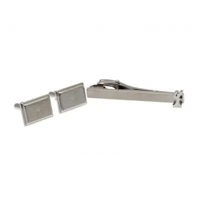 Liverpool FC Stainless Steel Tie Slide & Cufflink Set