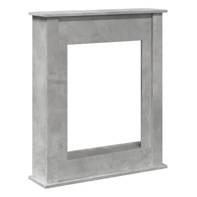 (concrete grey) vidaXL Fireplace Surround Fire Surround Frame Engineered Wood