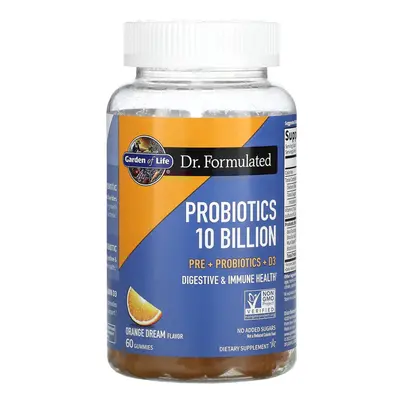 Garden of Life, Probiotics, Orange Dream, Billion, Gummies