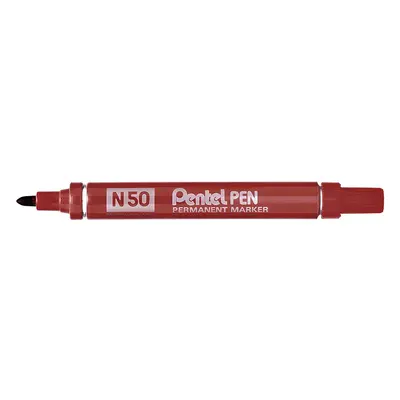 Pentel N50 Bullet Point Marker - Brown (Pack of 12)