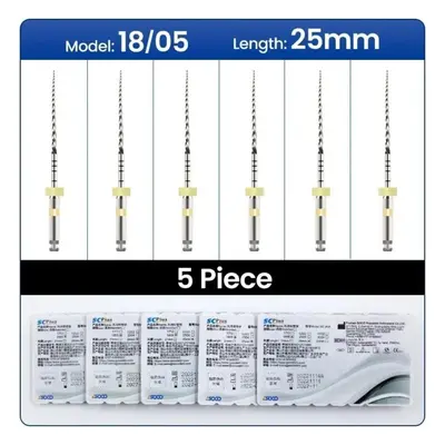 (as the picture, 25mm 05 boxs) Coxo Soco Plus Heat-activated Niti Root Canal Files Boxes Flexibl