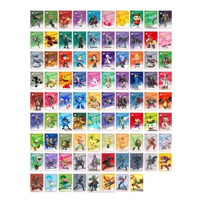 (Mini Size 88PCS) Smash Brothers amiibo Cards Compatible With Nintendo Super Smash Bros Series G