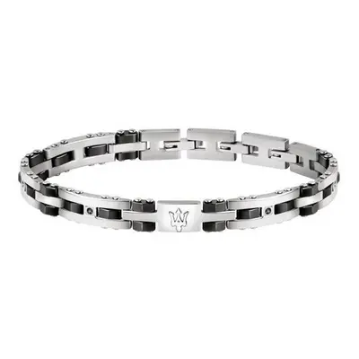 Maserati JM220ASR02- Jewels Stainless Steel Men Bracelet, White