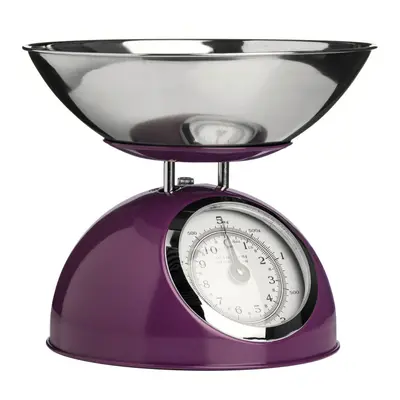 Premier Housewares Purple Half Circle Design Kitchen Scale - 5kg