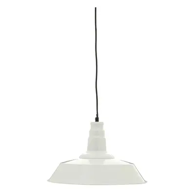 Brant White Metal Pendant Light