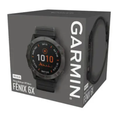 Garmin fenix 6X Pro Solar Edition Watch titanium carbon grey