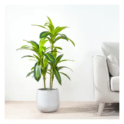 (100CM) Artificial Agave Tree with Plastic Planter & Moss