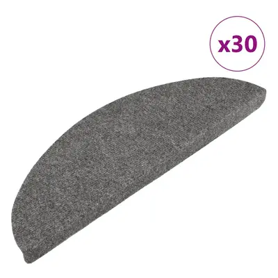 (grey, x x cm/ pcs) vidaXL Self-adhesive Stair Mats Carpet Stair Treads Stair Step Protector Rug