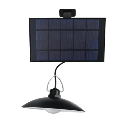 (Warm Light, Single Head) 1/2/3/4 Head Solar Pendant Lights Lamp In/Outdoor IP65 Waterproof Warm