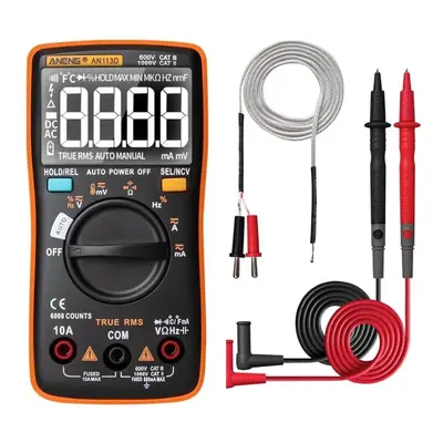 Intelligent Auto Measure True- RMS Digital Multimeter Counts Resistance Diode Continuity Tester