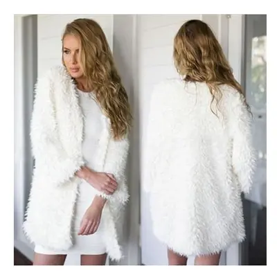 White Hairy Cardigan Women Autumn Sweaters Luxury Designer Clothes Fashion Party Clothes Plus Si