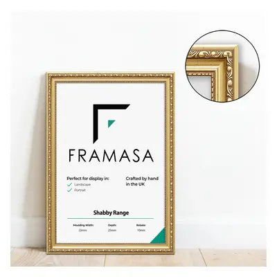 (Gold, A1- 840x594mm) New Ornate Shabby Chic Picture Frames Modern Photo Frames Online Frames