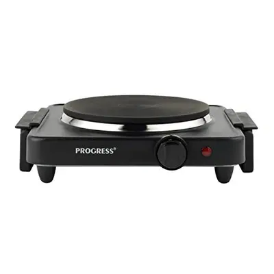 Progress EK4353P Single Electric Hot Plate, Table Top Cooking, Portable with Carry Handles & Non