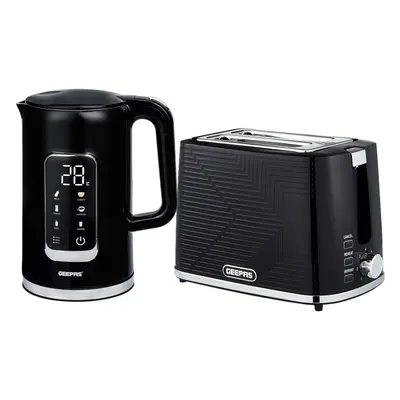 Geepas 1.7L Digital Electric Kettle & Slice Bread Toaster 900W Combo