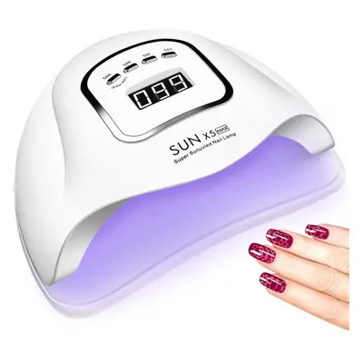 UV LED Nail Lamp 150W, Professional Nail Dryer Gel Polish Light, UV Nail Light With Timer Settin