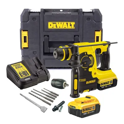 Dewalt DCH253M2 18v 3kg SDS Plus Hammer Drill, x 4.0ah Batt, Charg, Drill Bits