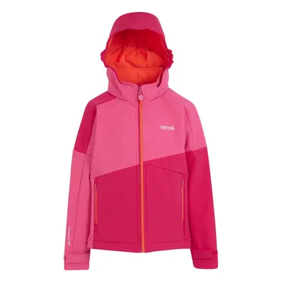 (14 Years, Flamingo Pink/Pink Potion) Regatta Childrens/Kids Acidity VII Soft Shell Jacket