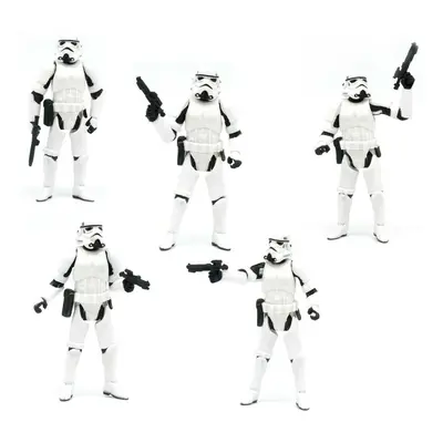 (5PCS White Helmet Stormtrooper) Star Wars Action Figures Stormtrooper Model Toys