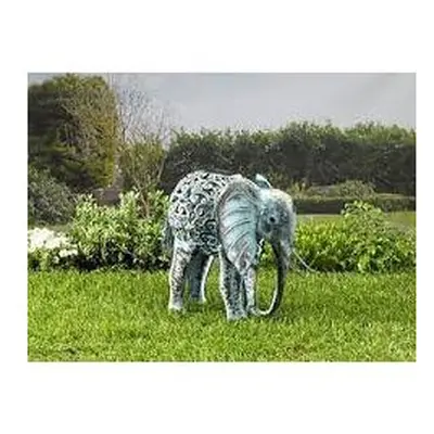 Smart Solar Ornamental Metal Elephant Solar Light