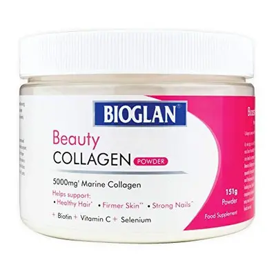 Bioglan Collagen | 5000mg Marine Collagen Powder | Helps Support Healthy Looking Skin, Hair, Nai